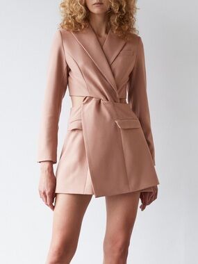 Anna Quan Dusty Rose blazer dress, AU 4